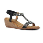 Macie Black Sandal