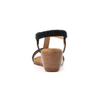 Macie Black Sandal