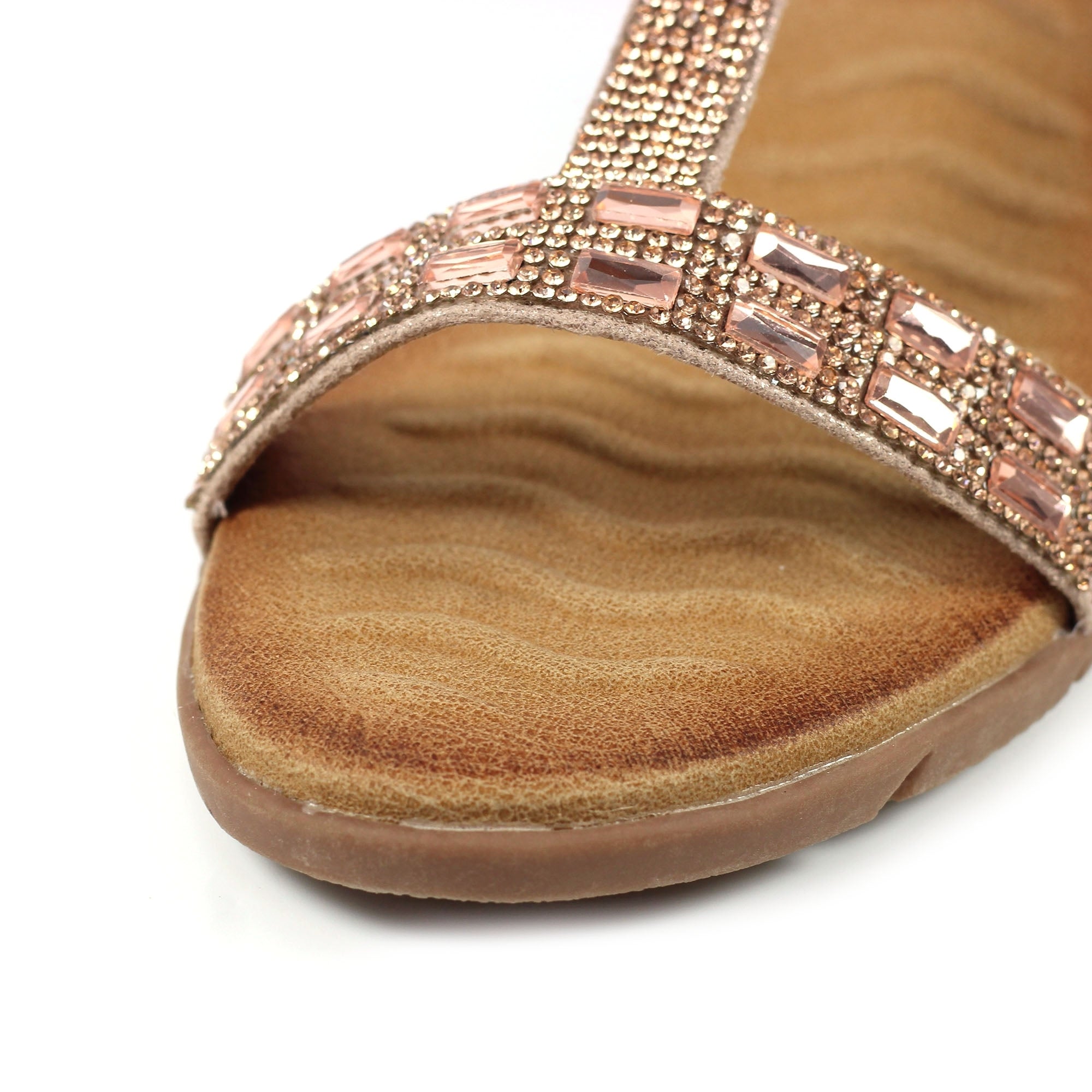 Macie Rose Gold Wedge Sandal