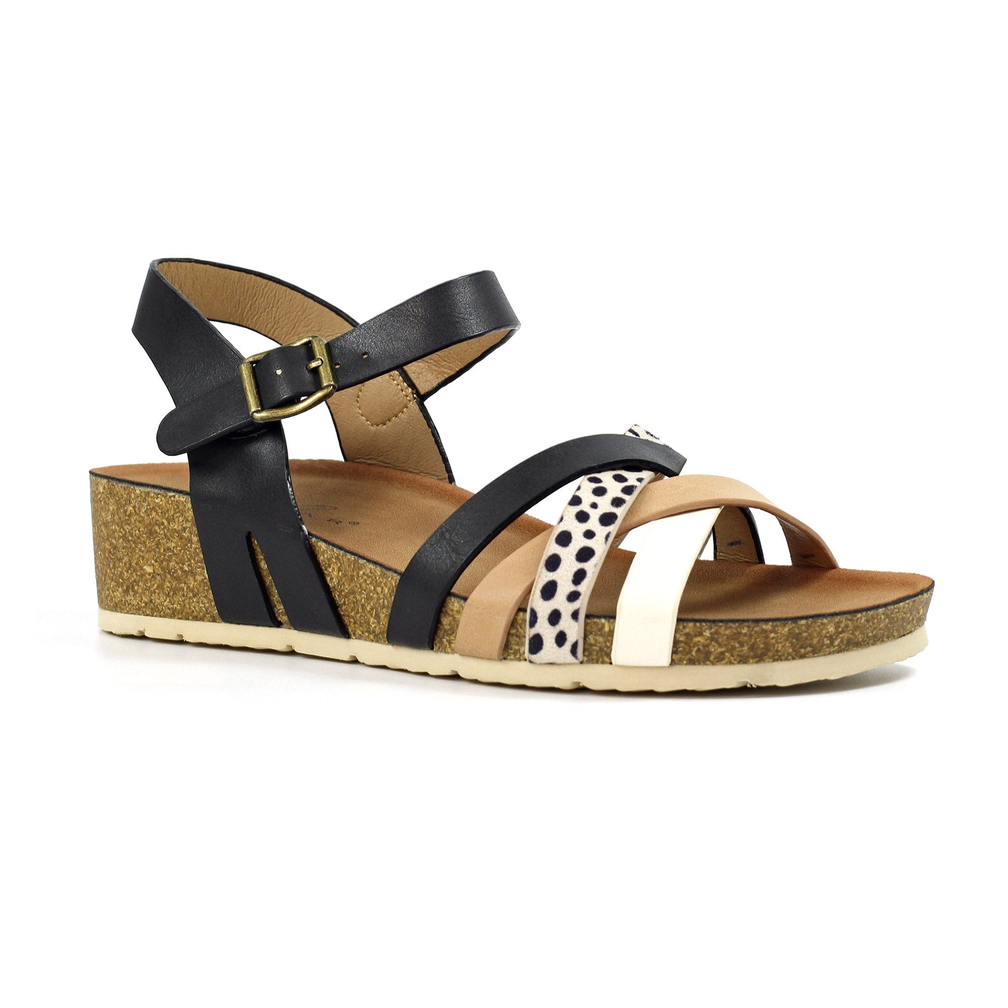 Selina Black Sandal