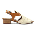 Jaden Beige Leather Sandal
