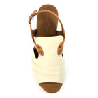 Jaden Beige Leather Sandal