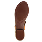 Jaden White Leather Sandal