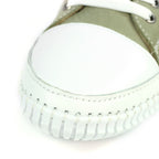 Truffle II Khaki Leather Plimsoll