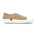 Truffle II Stone Leather Plimsoll