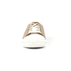 Truffle II Stone Leather Plimsoll