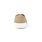 Truffle II Stone Leather Plimsoll