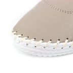 St. Ives Stone Leather Plimsoll