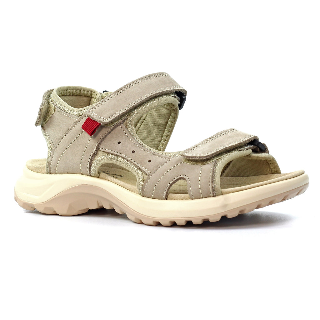 Riviera Beige Leather Sandal