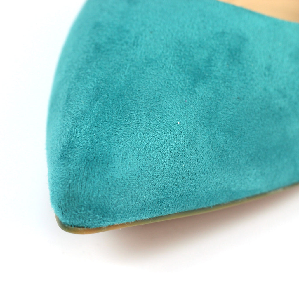 Abby Green Kitten Heel Court Shoe