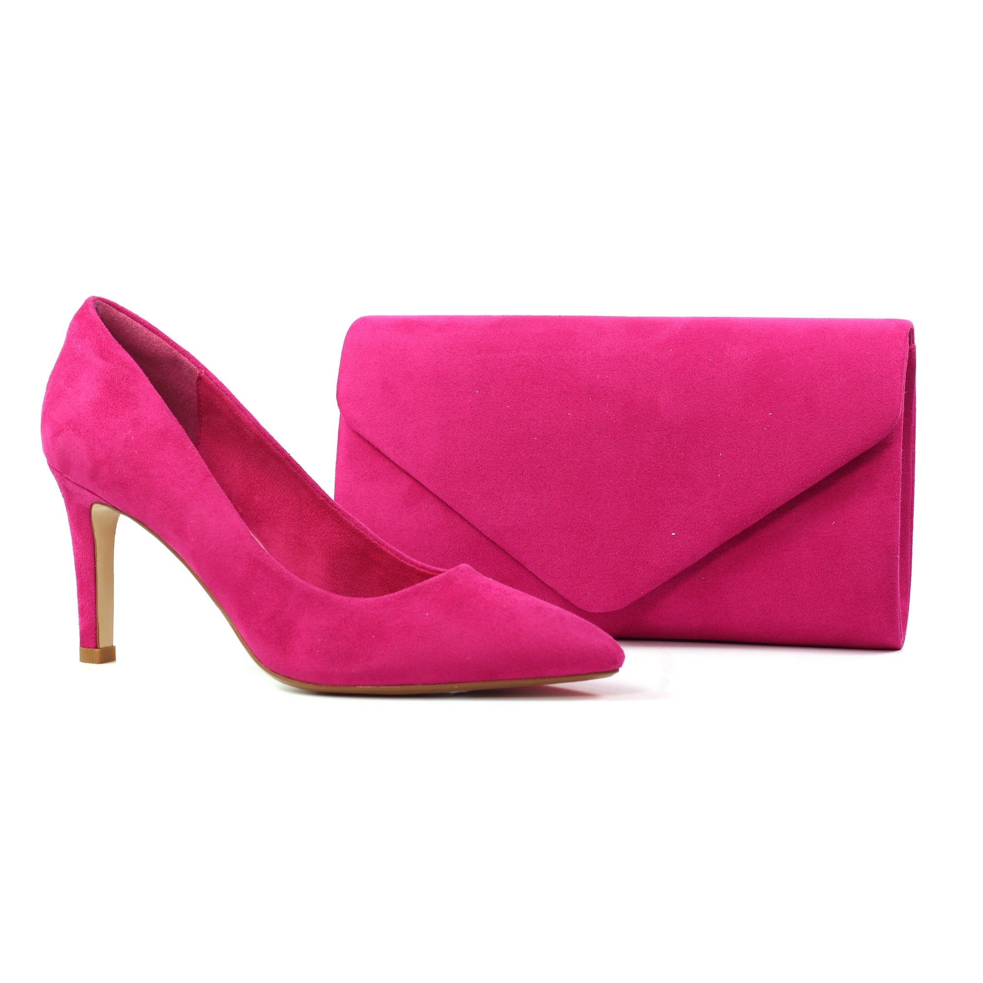 Amy Fuchsia Court Shoe