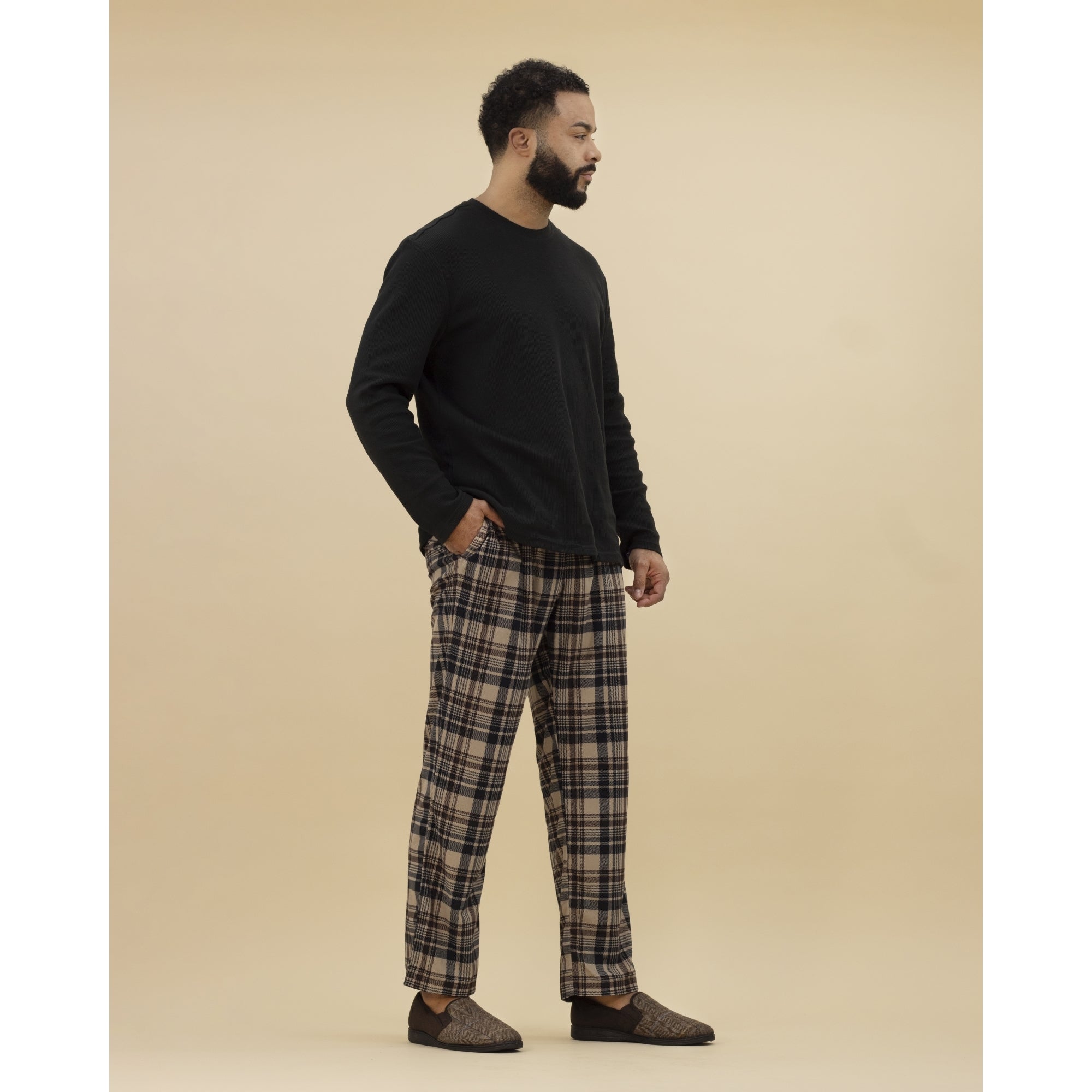 Harrison II Brown Slipper
