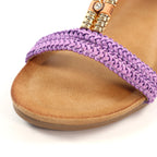 Florence Lilac Wedge Sandal