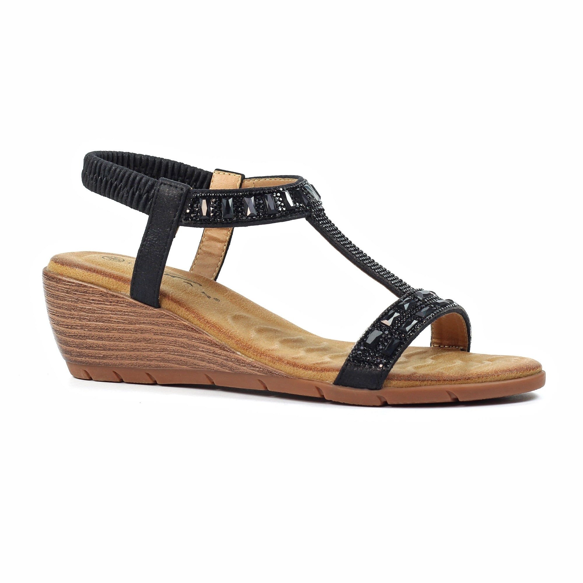 Macie Black/Black Sandal