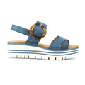 Elise Mid Blue Sandal