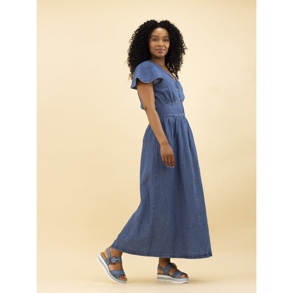 Elise Mid Blue Sandal