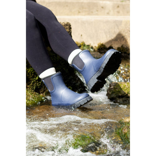 Lake Navy Ankle Wellington