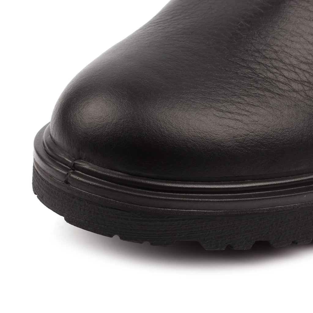 Crieff Black Slip On Boot