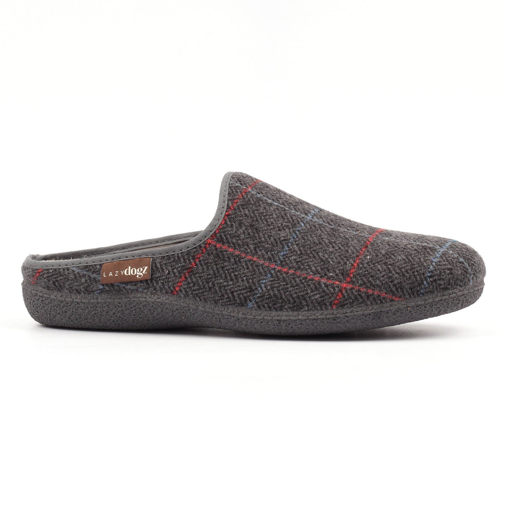 Farrell Grey Mule Slipper