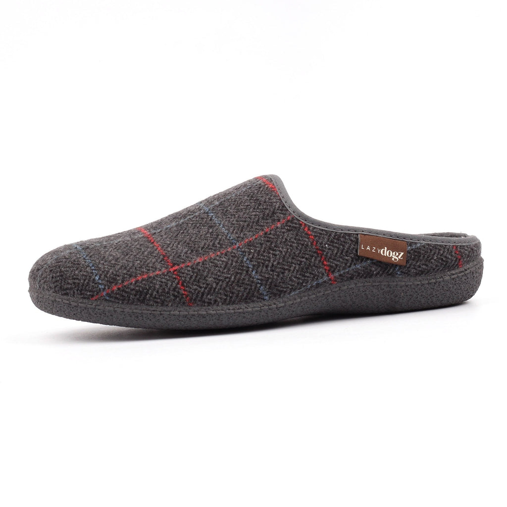 Farrell Grey Mule Slipper