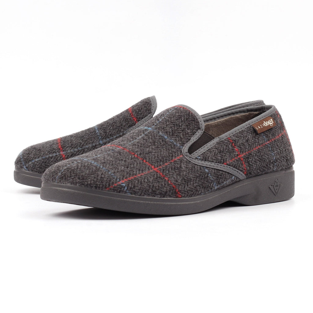 Hughes Grey Slipper