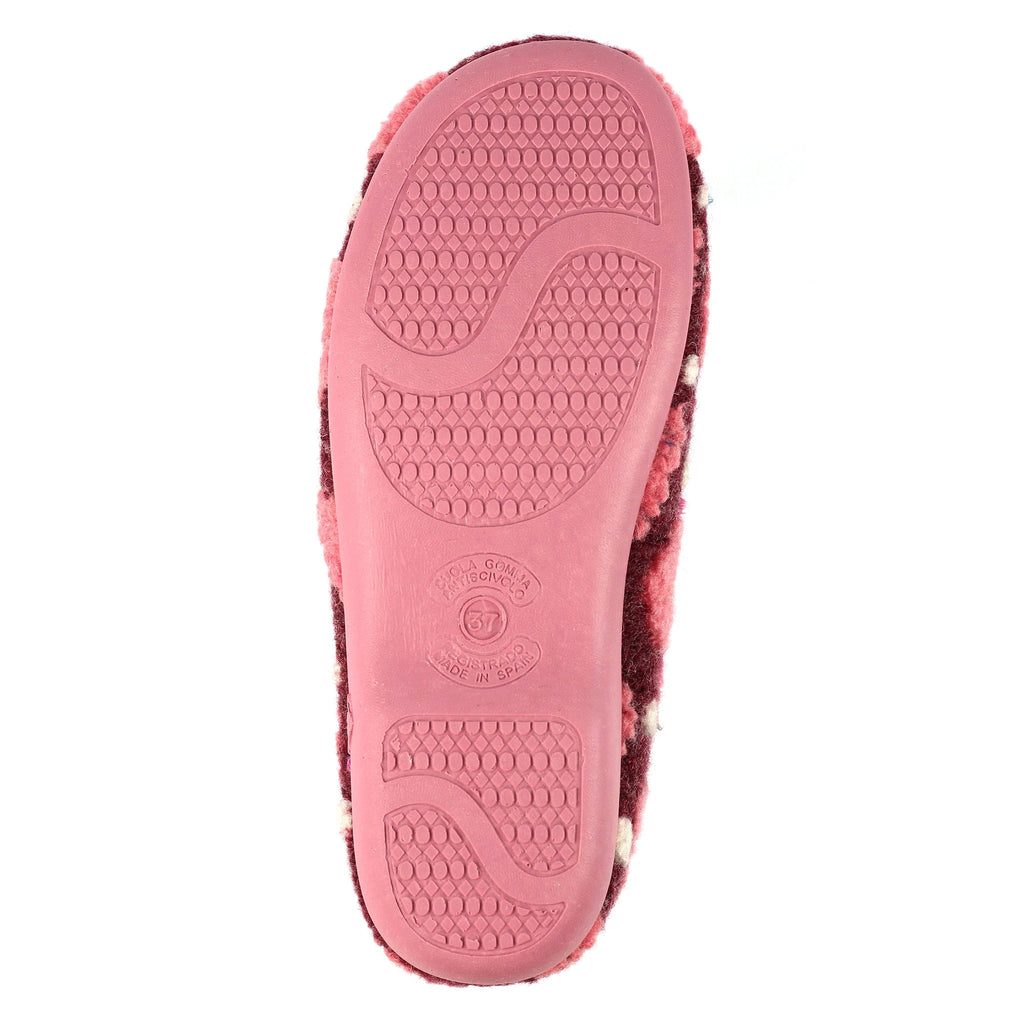 Minnie Burgundy Slipper