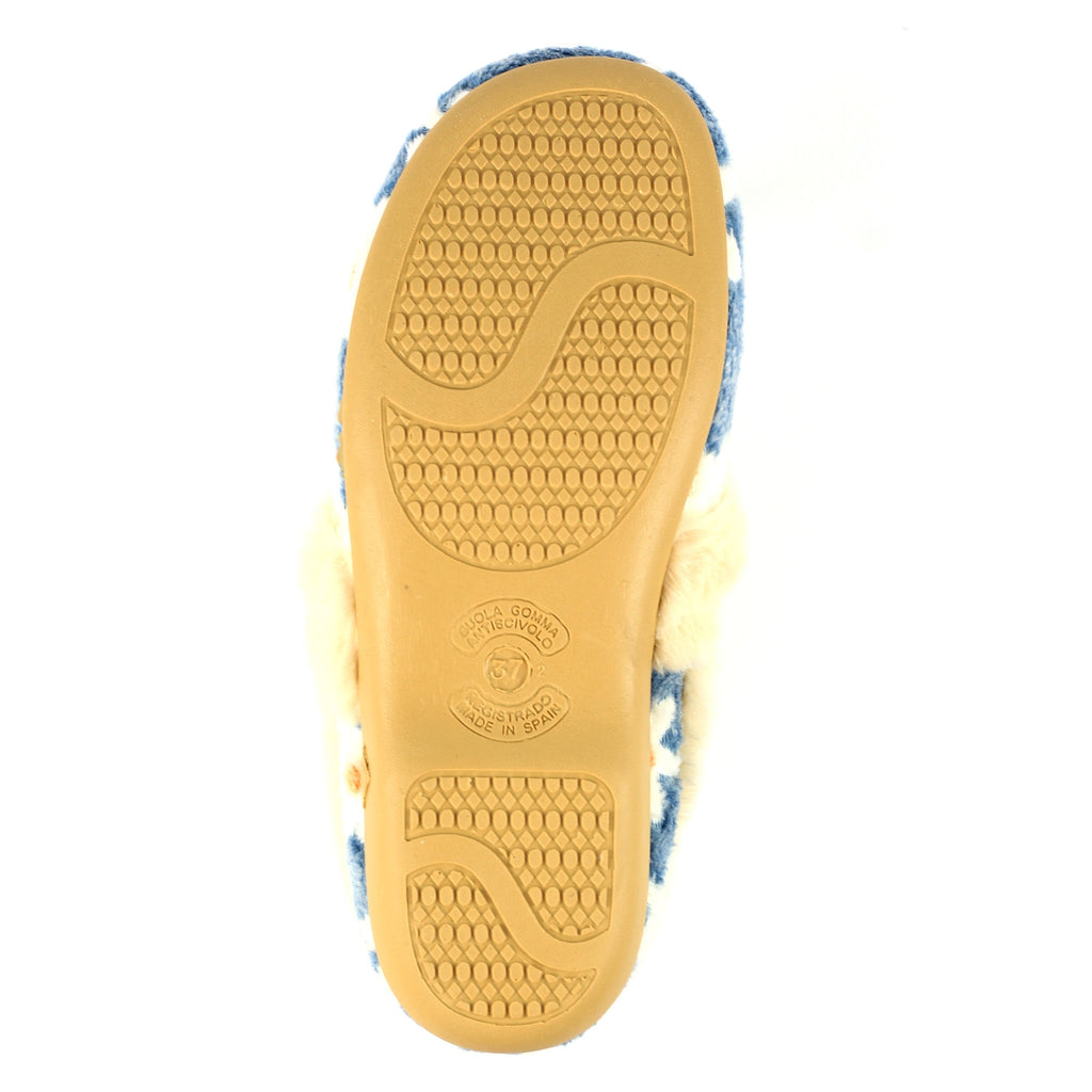 Ellis Blue Slipper