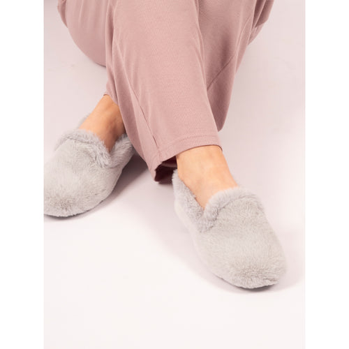 Bella Grey Slipper