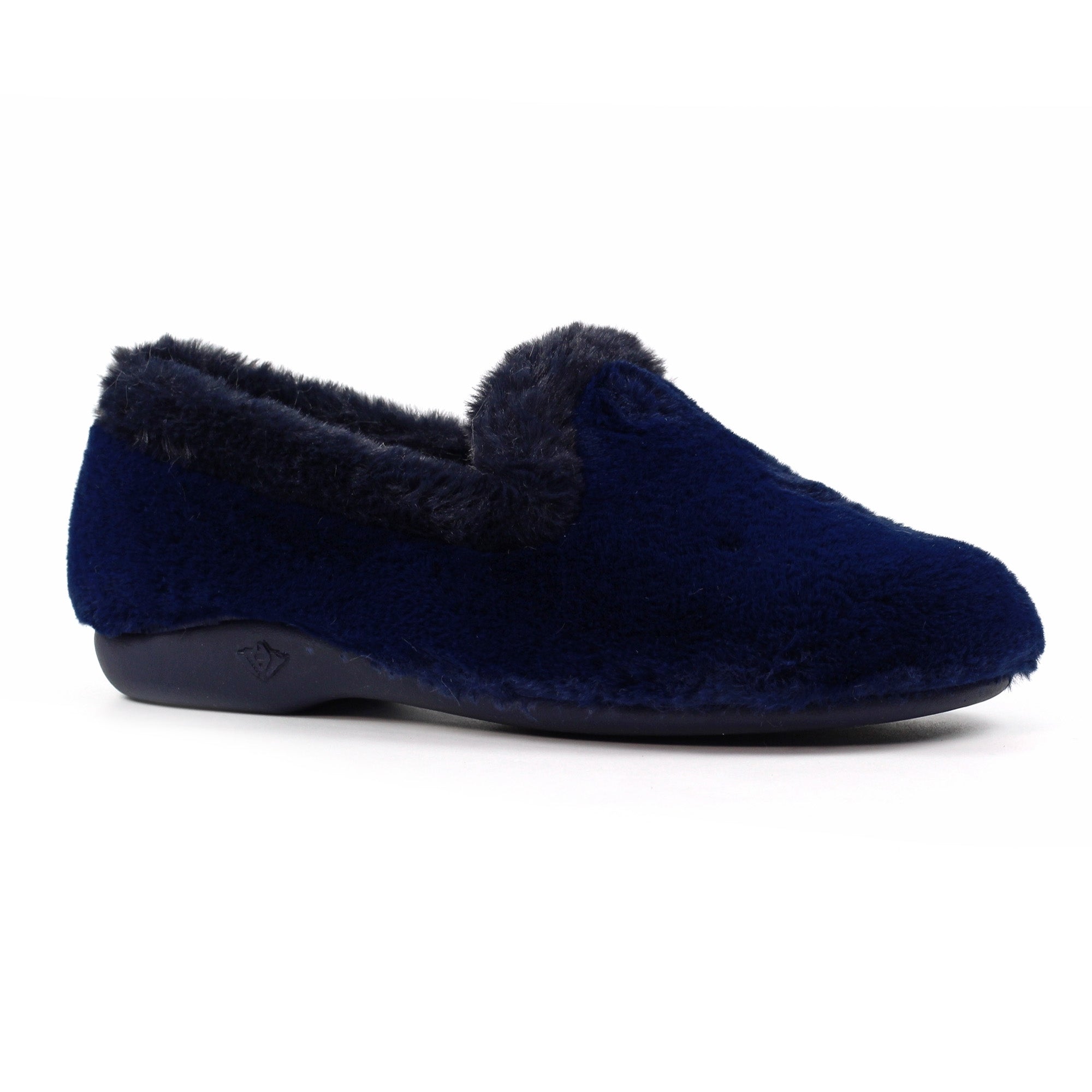 Bella Navy Slipper