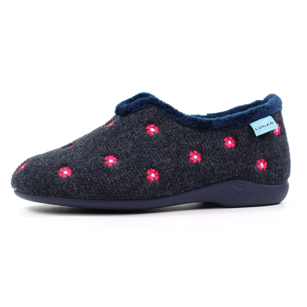 Havana Navy Slipper