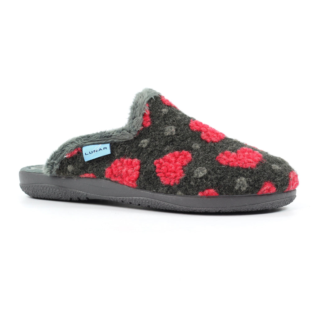 Marsha Dark Grey Slipper