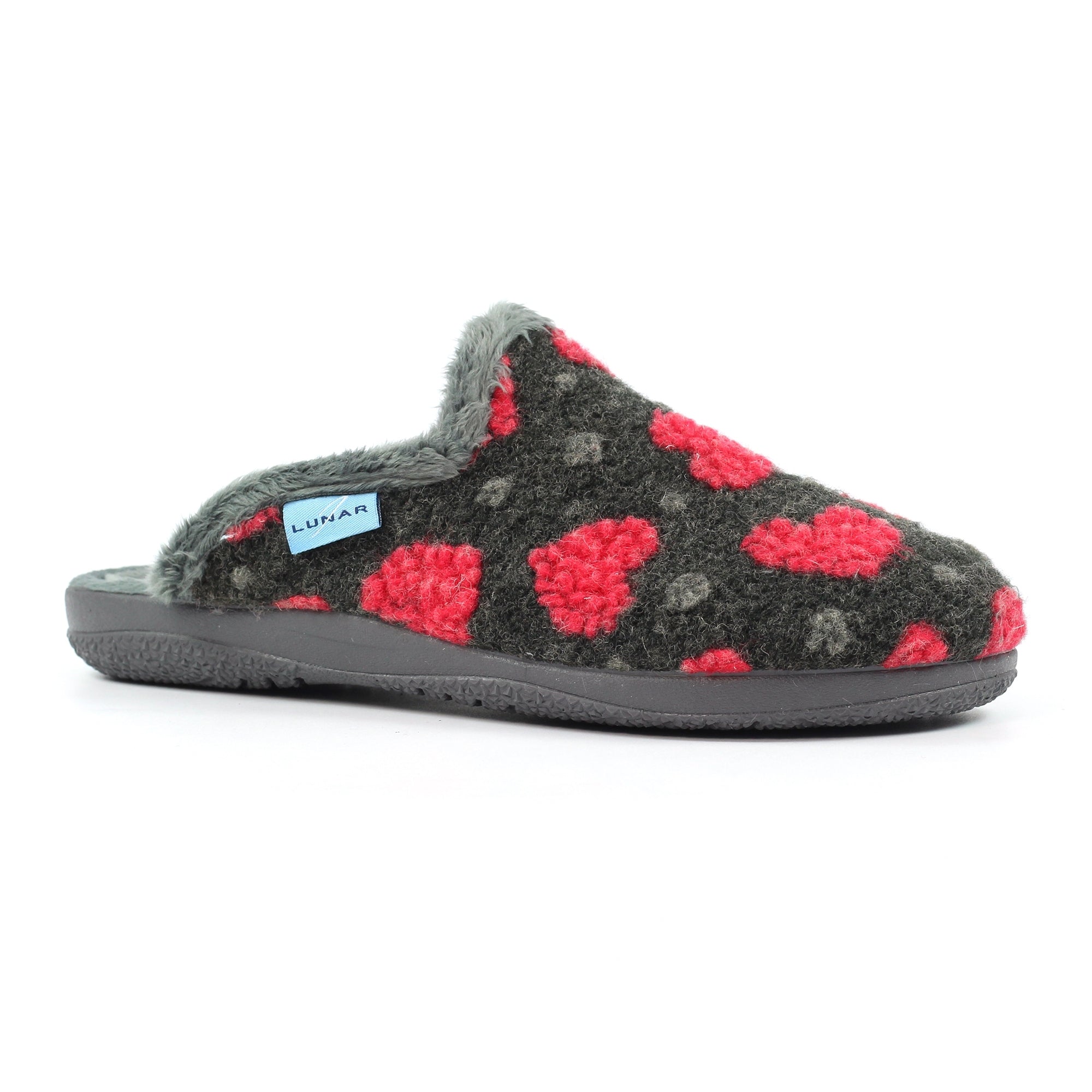 Marsha Dark Grey Slipper