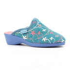 Harlow Teal Slipper