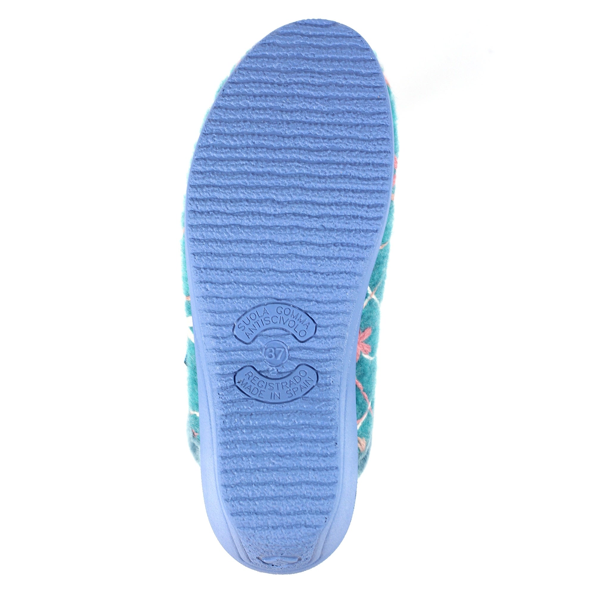 Harlow Teal Slipper
