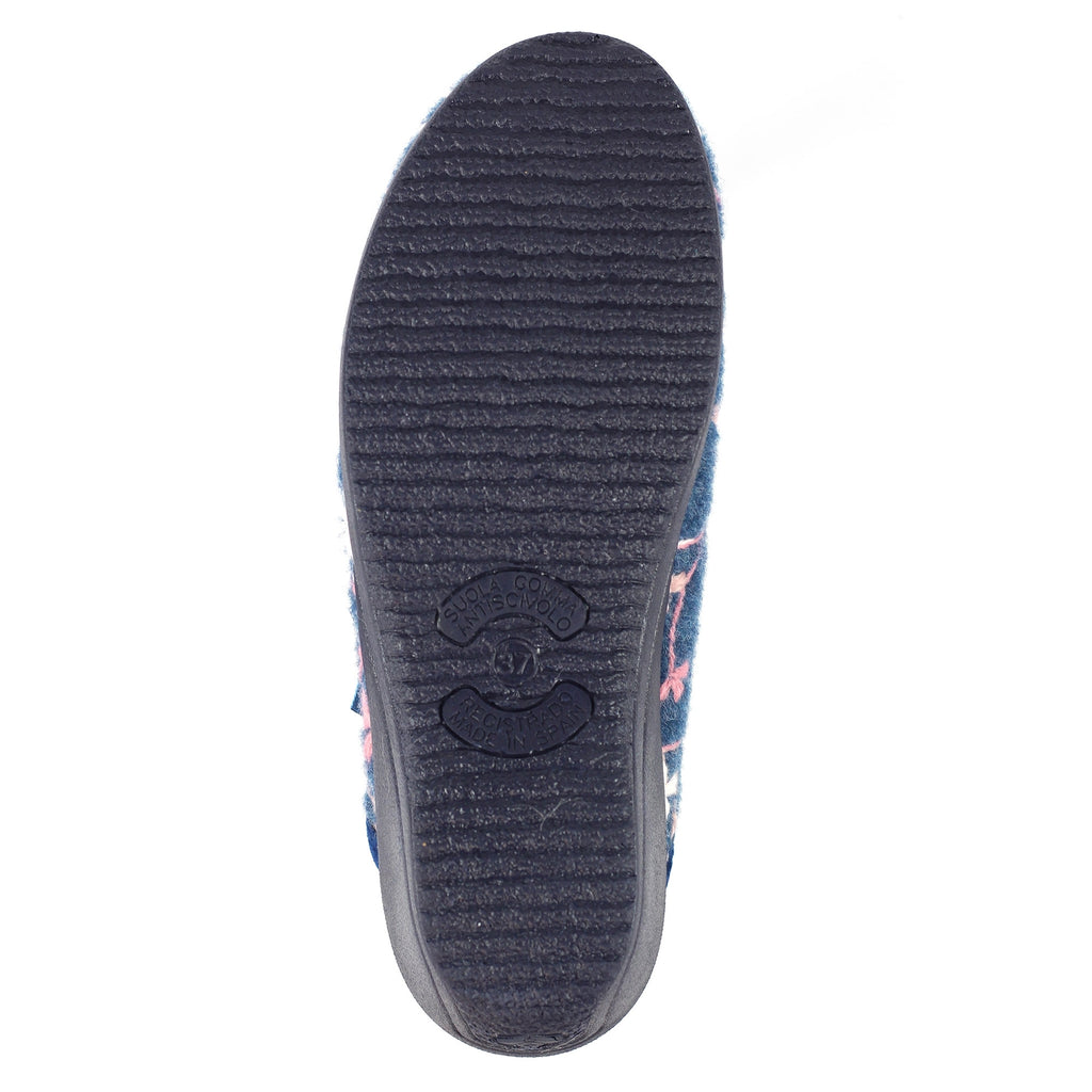 Harlow Blue Slipper