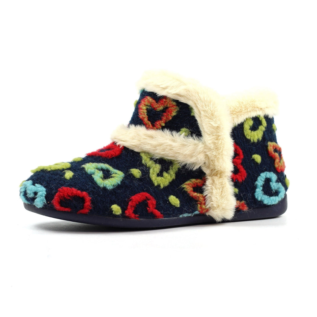 Angel Navy Boot Slipper