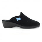 Audrey Black Mule Slipper