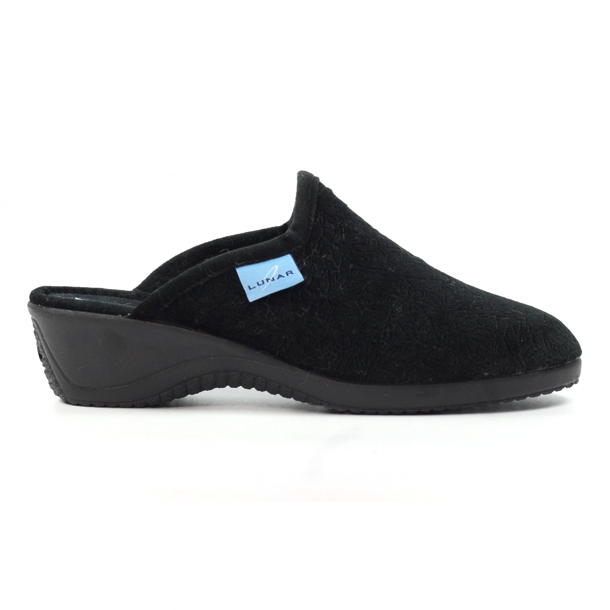 Audrey Black Mule Slipper