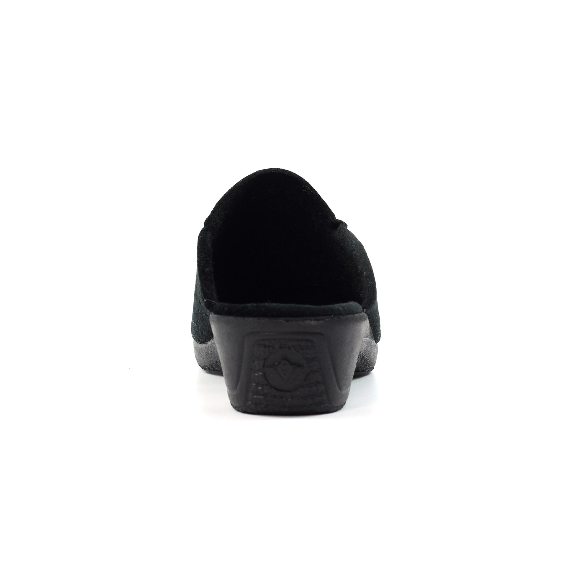 Audrey Black Mule Slipper