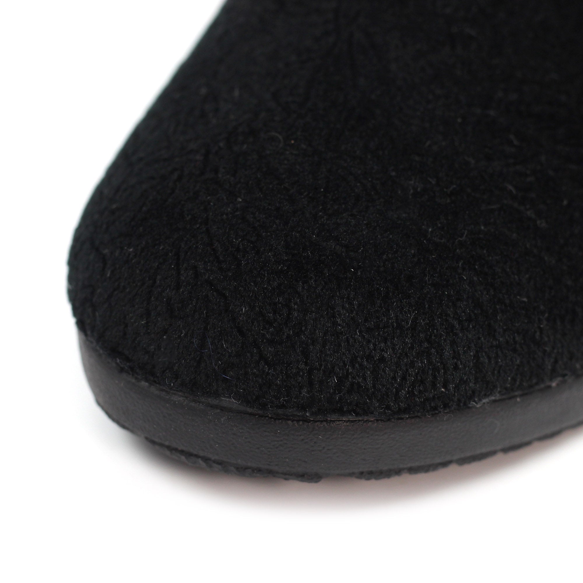 Audrey Black Mule Slipper