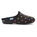 Peanut Black Mule Slipper