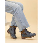 Millie Mid Blue Waterproof Boot