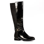 Emma Black Long Boot