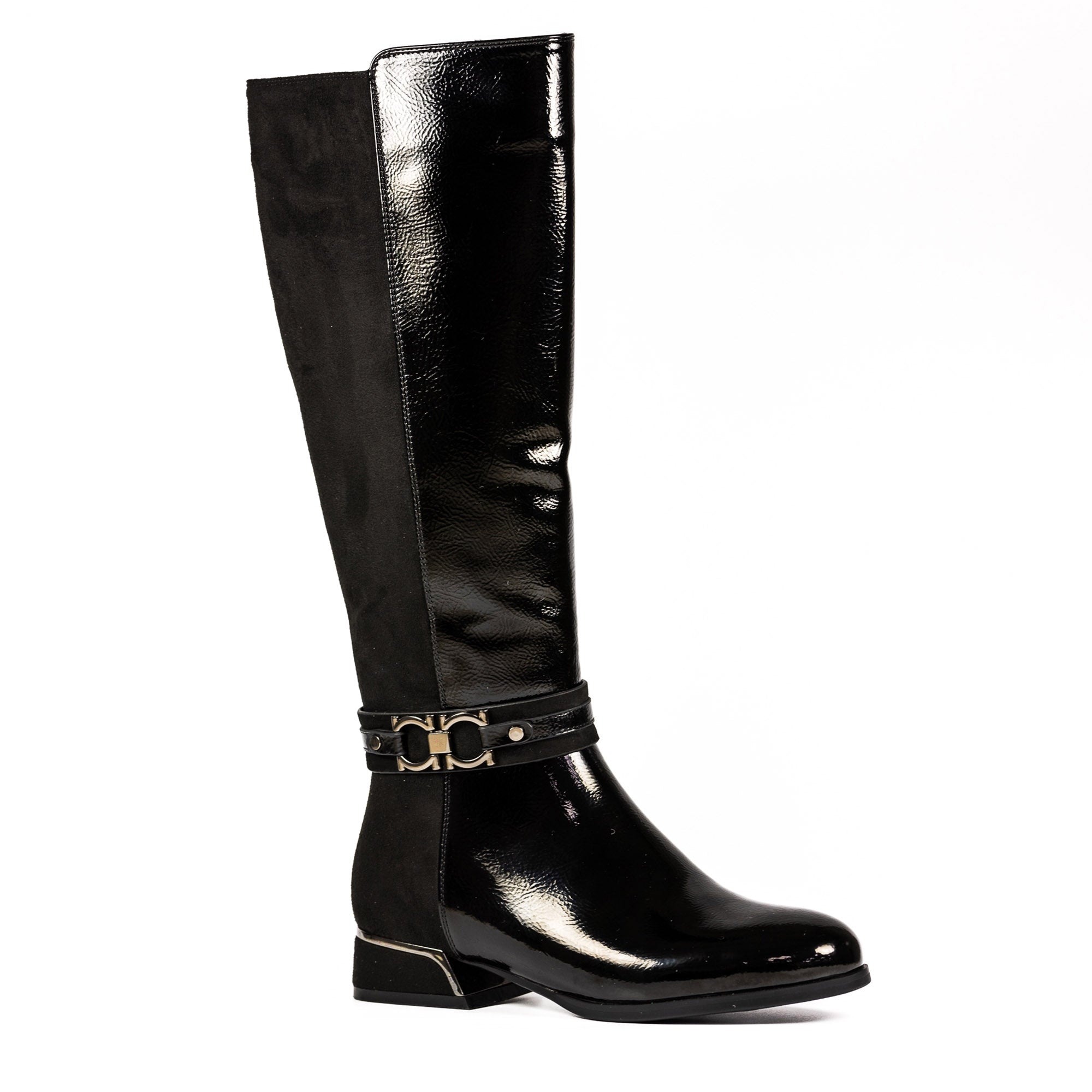 Emma Black Long Boot