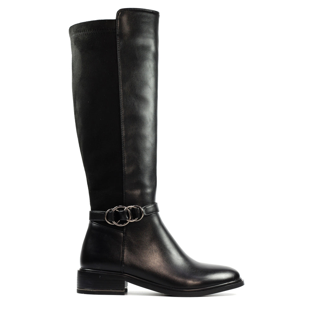 Corby Black Long Boot