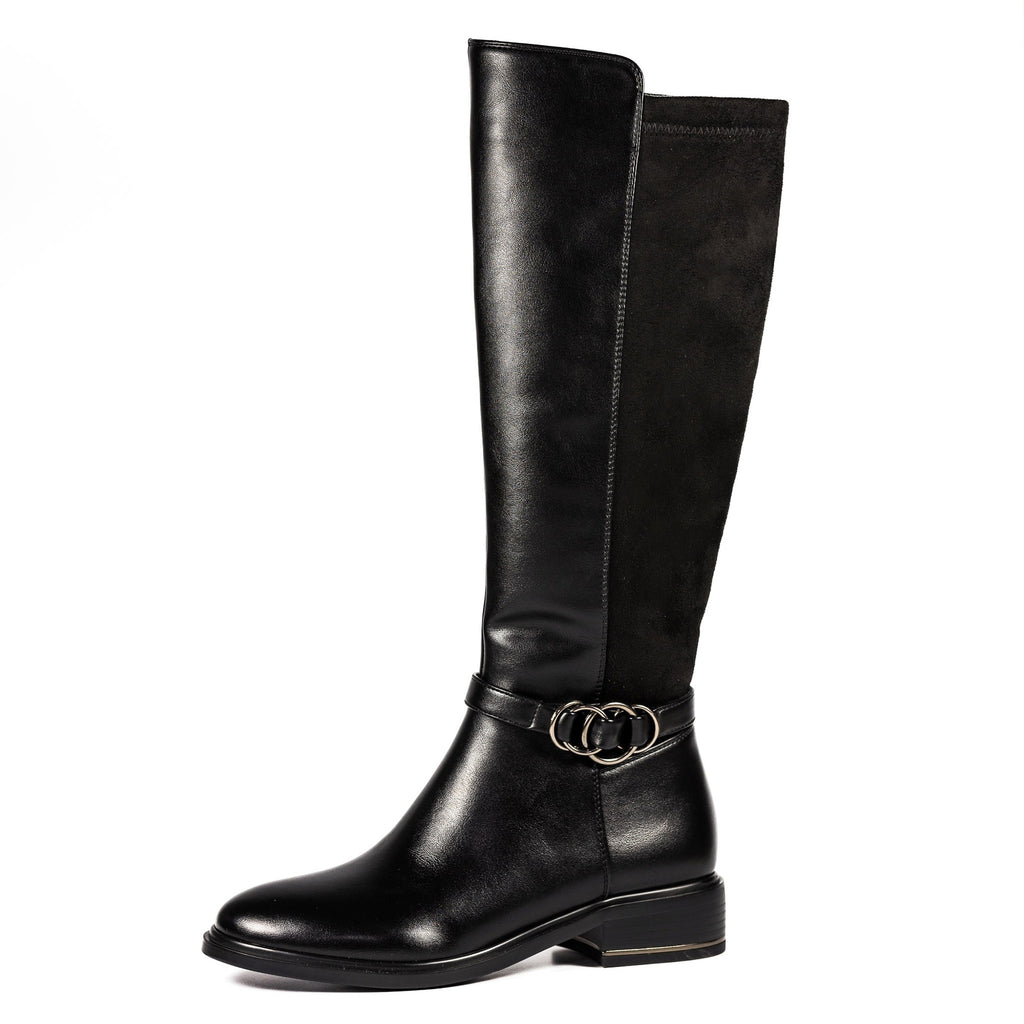 Corby Black Long Boot