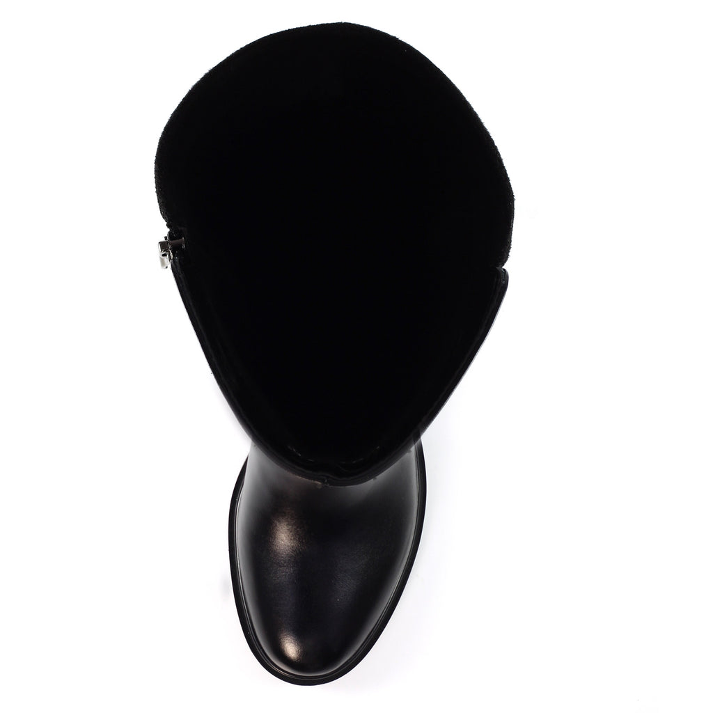 Corby Black Long Boot