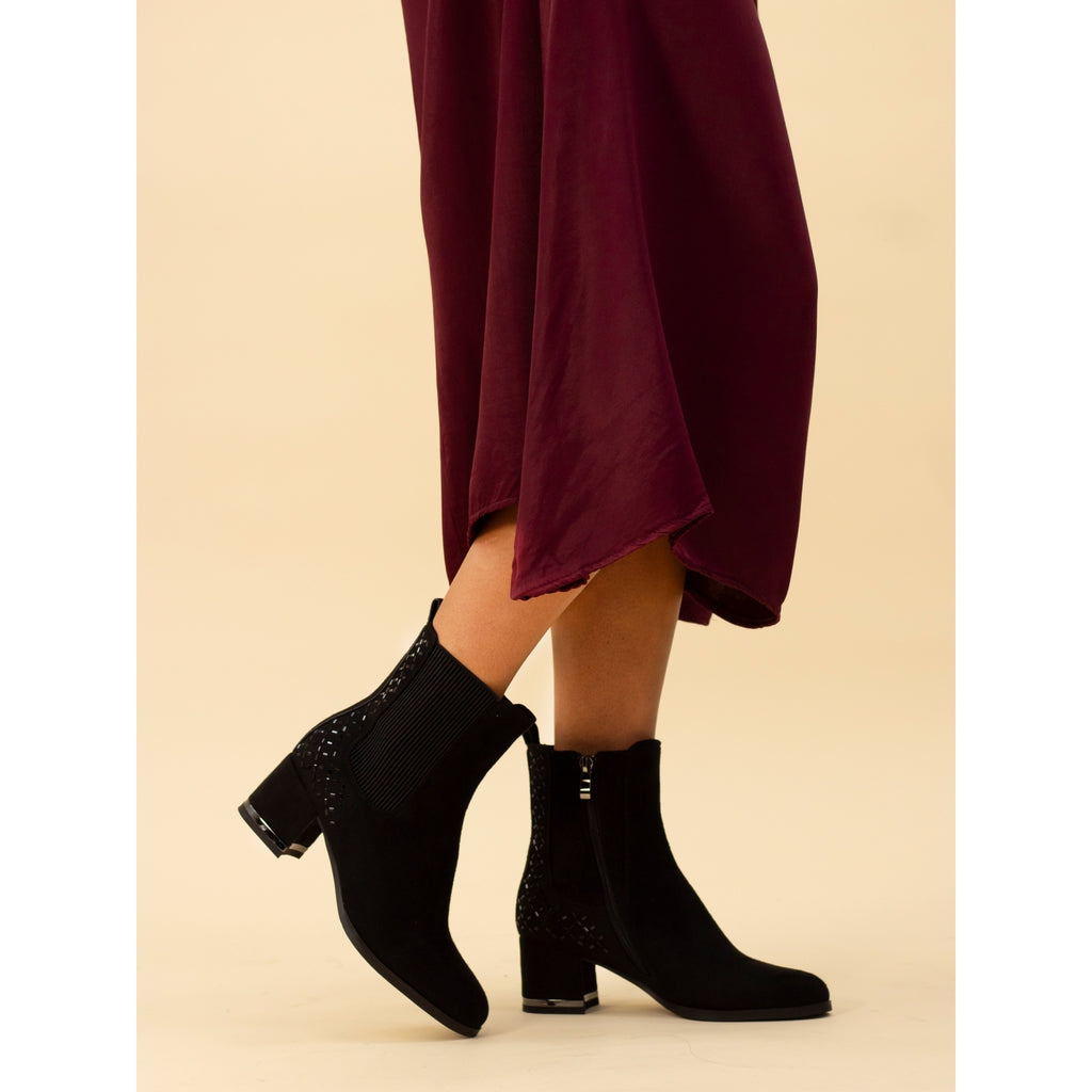 Aurora Black Ankle Boot