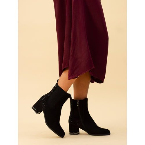 Aurora Black Ankle Boot