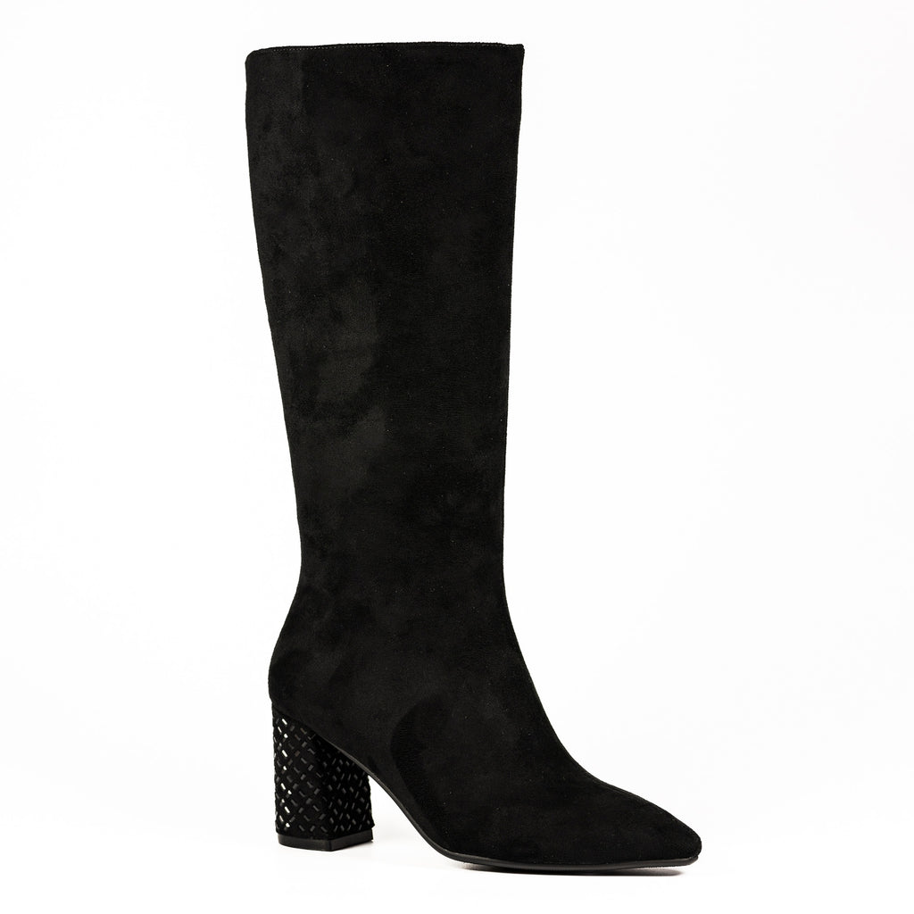 Witham Black Long Boot